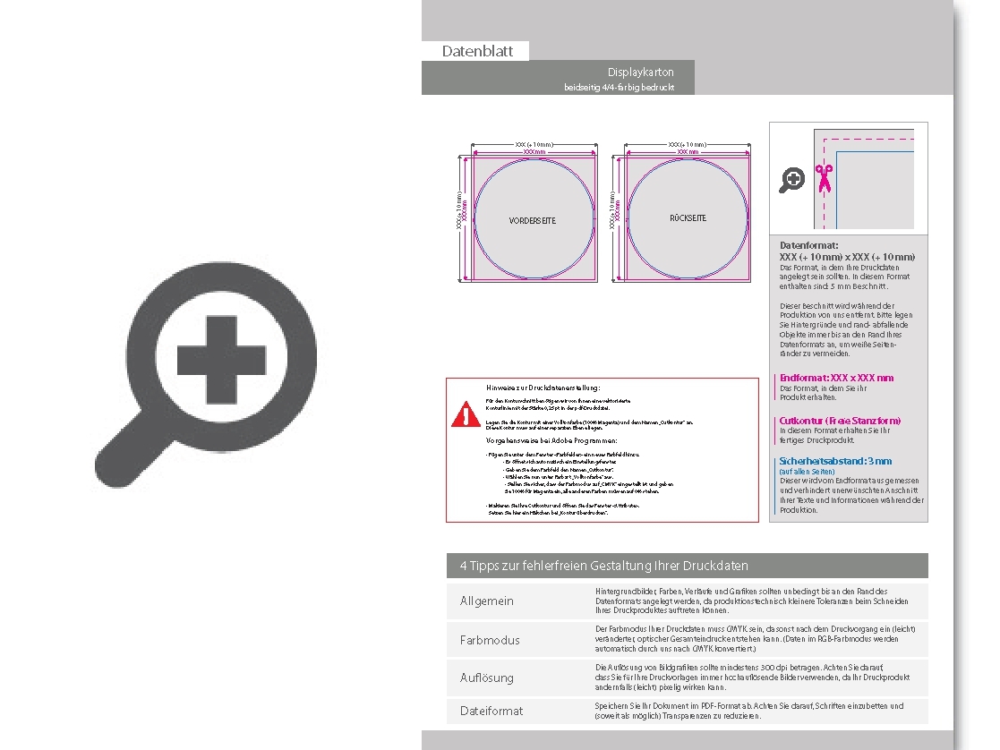 Product Bild displaykarton_rund_(kreisrund_konturgefr__st)___beidseitig_4_4-farbig_bedruckt